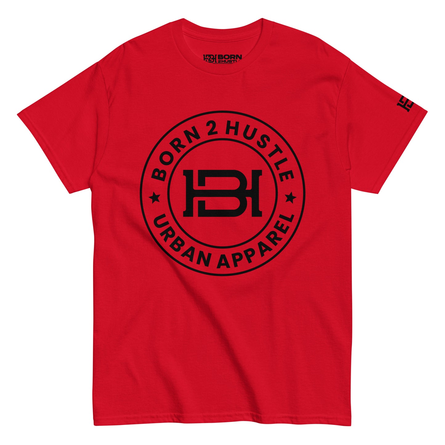 Men's Born 2 Hustle Circle Logo tee