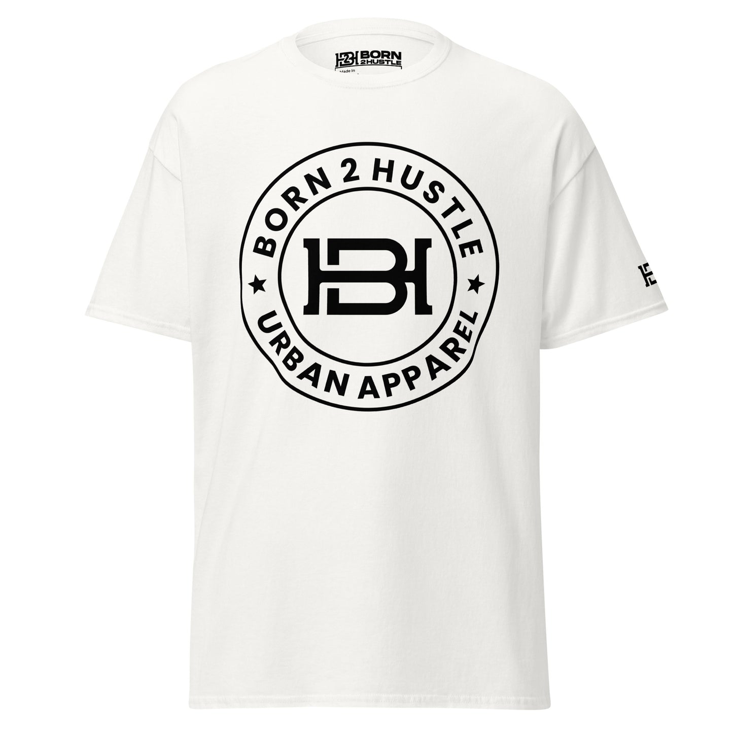 Men's Born 2 Hustle Circle Logo tee