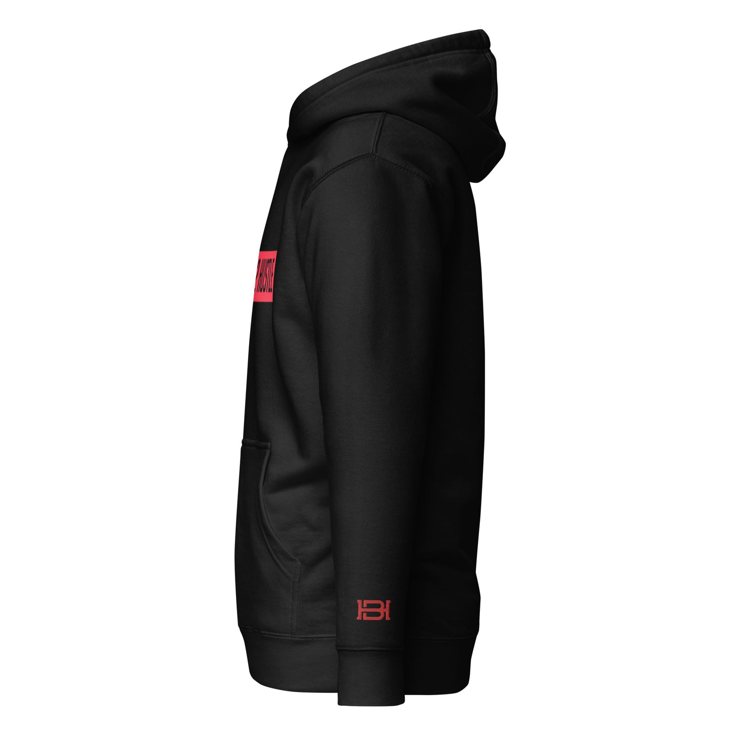 Born 2 Hustle Red Box logo Unisex Hoodie
