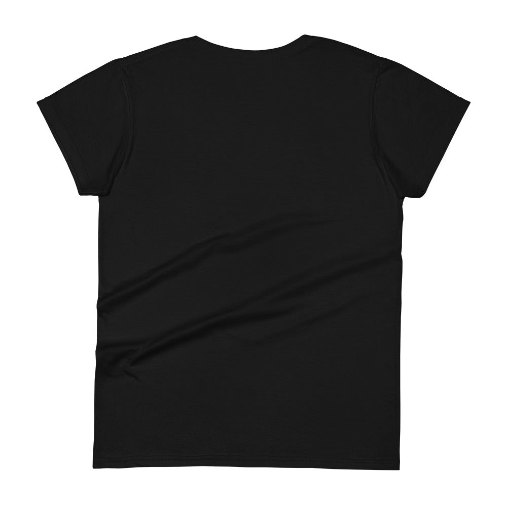 Women's Born 2 Hustle Red Logo short sleeve t-shirt