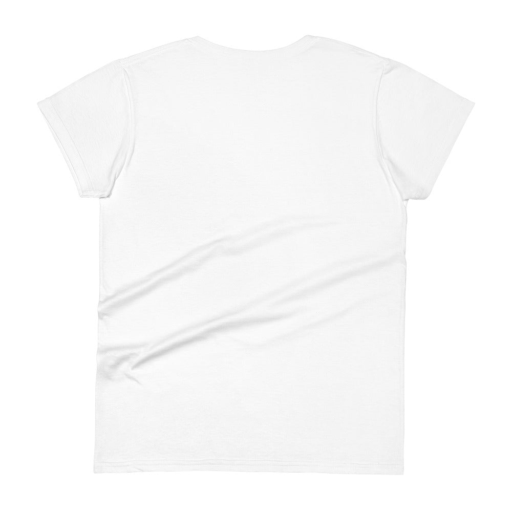 Women's Born 2 Hustle Red Logo short sleeve t-shirt